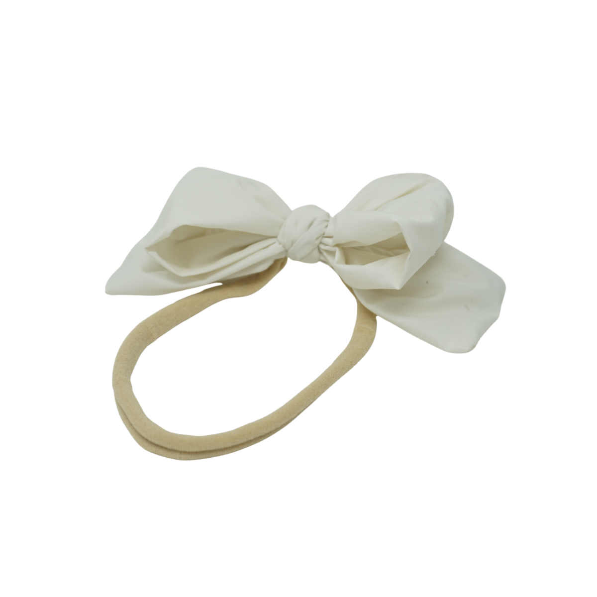 Cream Tafetta Dressy Bow Nylon Baby Band – Bebe Kangaroo