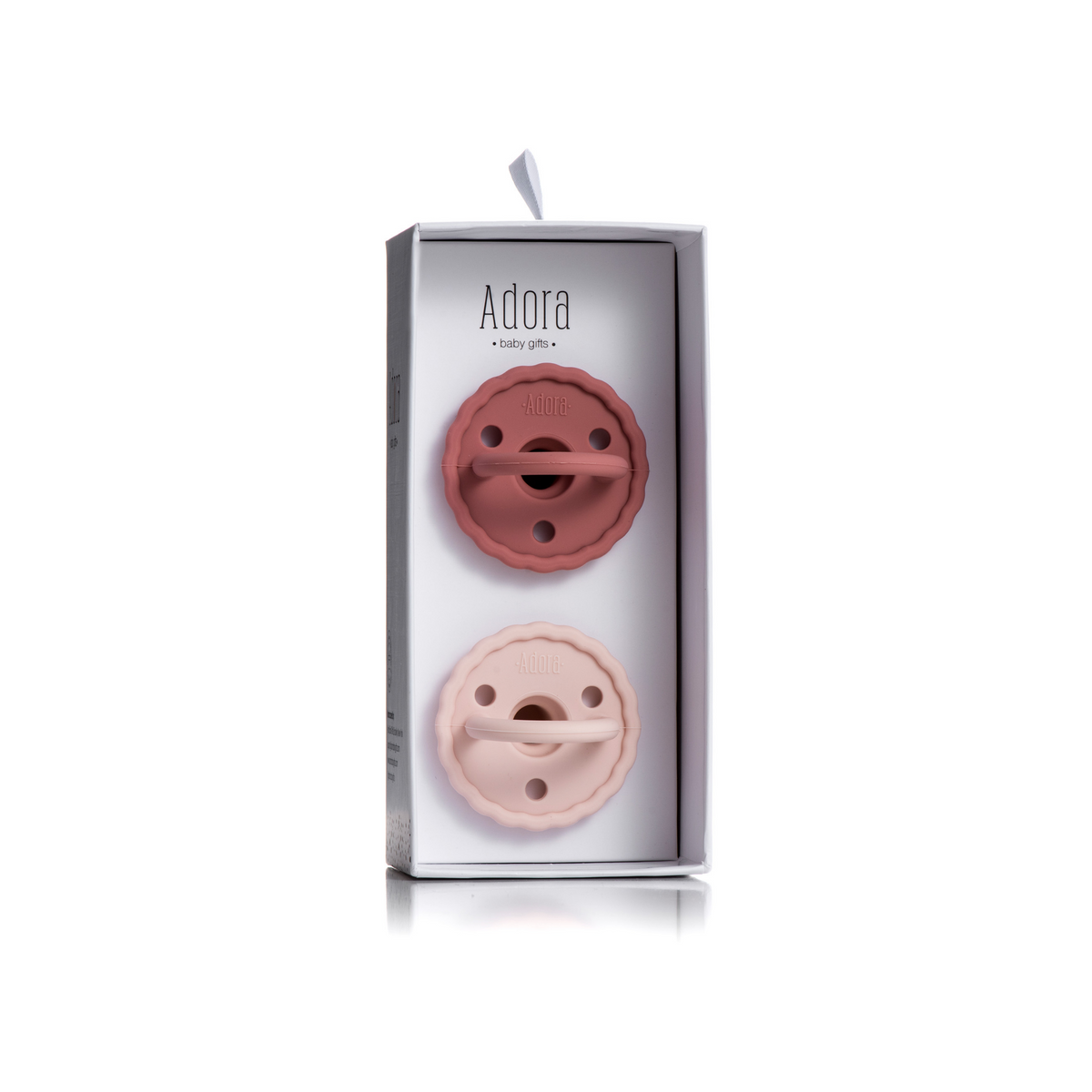 Adora Scalloped Rosewood - Blush Pacifier Adora Scalloped Rosewood - Blush Pacifier