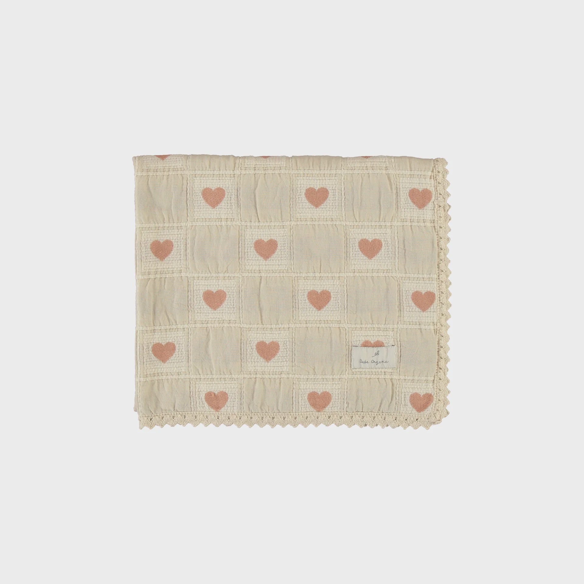 【omochi】bebe organic Joan Blanket Bebe Organic Rocking Horse Blanket – Babys breath layette