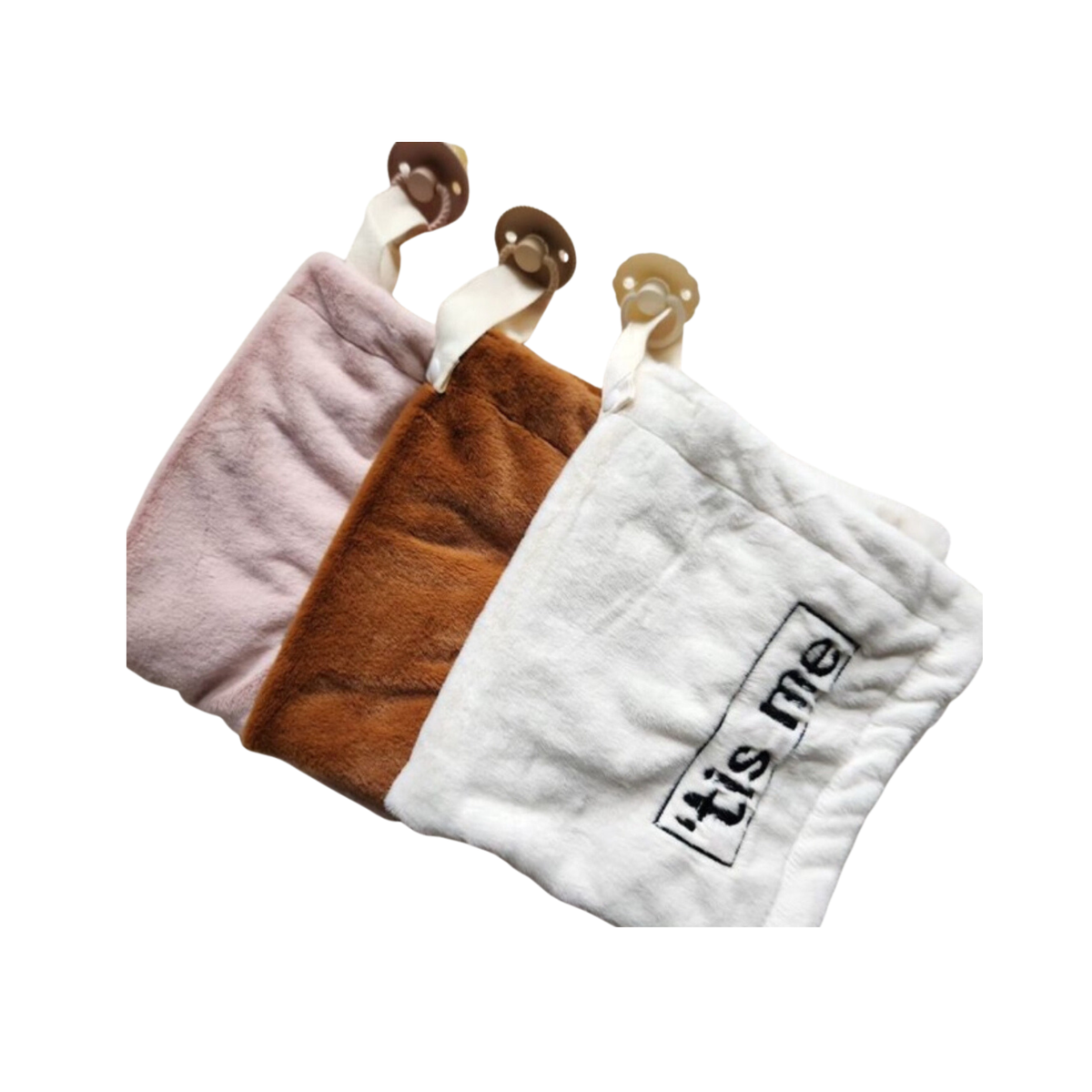 Pink Fur Lovey with Paci String – Bebe Kangaroo